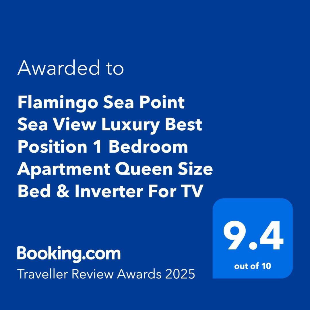 Flamingo Sea Point Sea View Luxury Best Position 1 Bedroom Apartment Queen Size Bed & Inverter For Tv Cape Town Dış mekan fotoğraf